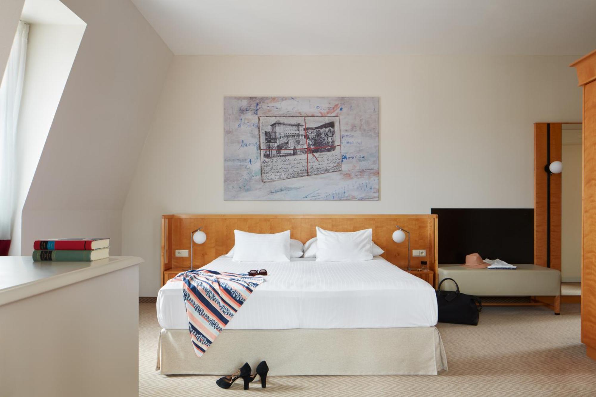 Falkensteiner Spa Resort Marianske Lazne Bilik gambar A room at the Hotel Axelmannstein
